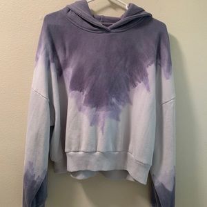 Tie Dye cropped hoodie